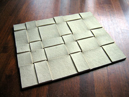 vilt vlechtwerk, akoestische demping, akoestisch design