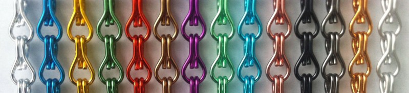 aluminium chain curtain colors