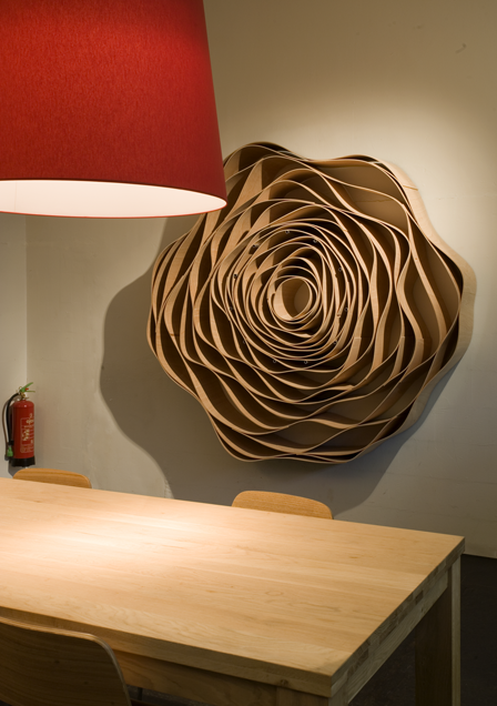 Wall art, wooden wall flower