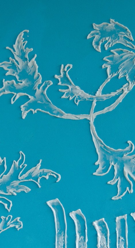Muurschildering met acrylaat