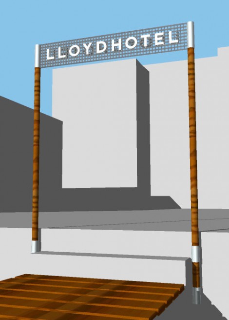 inspiratie 3D schets, lloyd pier